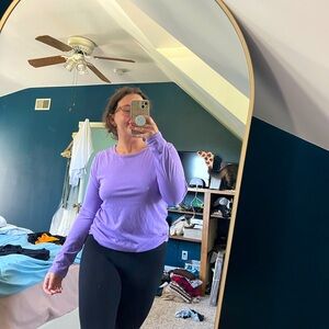 Lilac Purple long sleeve / scrub undershirt